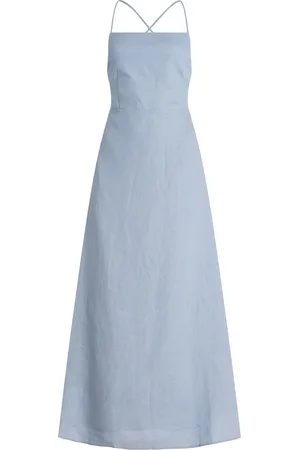 POSSE Exclusive Riviera Lori Open-Back Linen Maxi Dress - - XXS - Moda Operandi