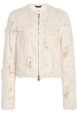 haikure Jena Bull Destroyed Denim Jacket - - M - Moda Operandi