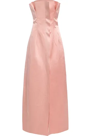 Serafini Duchesse Satin Strapless Maxi Dress - - IT 38 - Moda Operandi