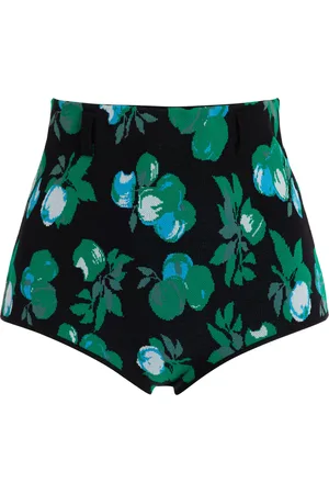 COPERNI High-Waisted Jacquard Knit Shorts - - XS - Moda Operandi