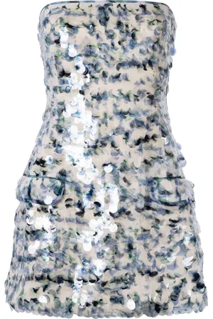Paris Georgia Mermaid Sequined Mini Dress - - L - Moda Operandi