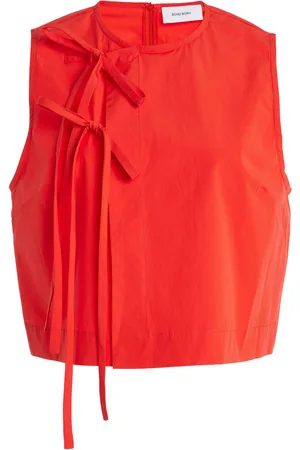 Bondi Born Avila Cropped Cotton Top - - XS - Moda Operandi