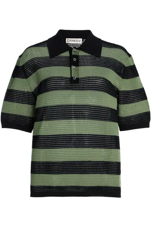 ZANKOV Luke Merino Wool Polo Top - - S/M - Moda Operandi