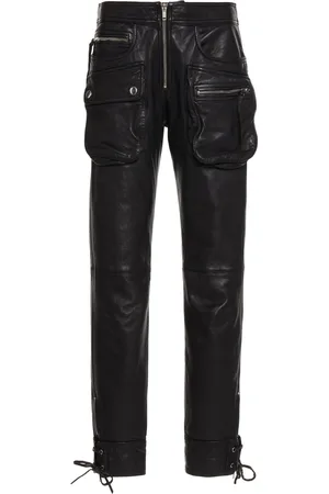 Isabel Marant Ciane Leather Cargo Pants - - FR 36 - Moda Operandi