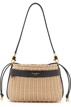 Dolce & Gabbana Small Carla Rattan Basket Bag - - OS - Moda Operandi