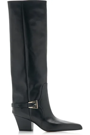 PARIS TEXAS Jane Buckle-Detailed Leather Boots - - IT 36 - Moda Operandi