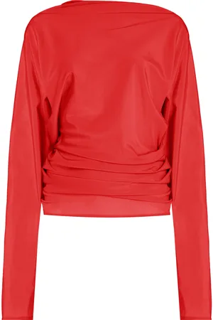Proenza Schouler Keegan Silk-Blend Top - - US 2 - Moda Operandi