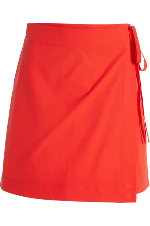 Bondi Born Avila Wrap Cotton Mini Skirt - - XS - Moda Operandi
