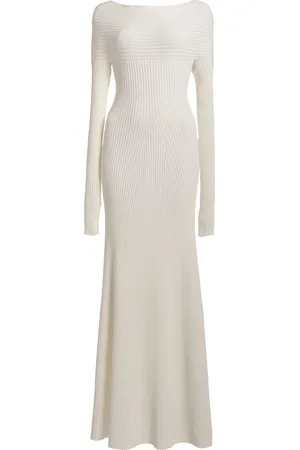 A.W.A.K.E. MODE Off-the-Shoulder Knit Maxi Dress - - L - Moda Operandi