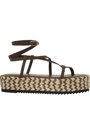 JOHANNA ORTIZ Barbor Leather Platform Sandals - - IT 37 - Moda Operandi