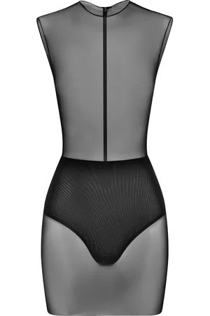 ALEX PERRY Fine Mesh Mini Dress - - UK 8 - Moda Operandi