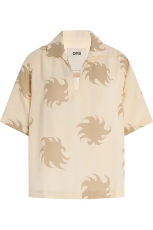 Oas Exclusive Hazel Ember Jaffa Linen Shirt - - XS - Moda Operandi