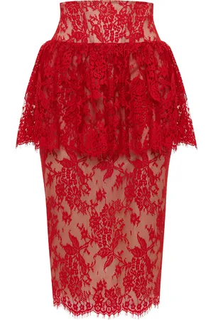 Rasario Lace Midi Skirt - - FR 36 - Moda Operandi