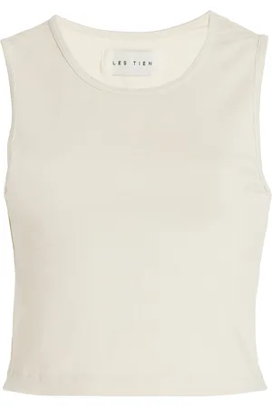 Les Tien Talya Cropped Jersey Tank Top - - XS - Moda Operandi