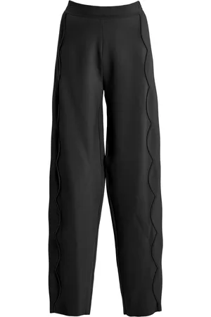 ULLA JOHNSON Asher Scalloped Tailored Knit Trouser - - P - Moda Operandi