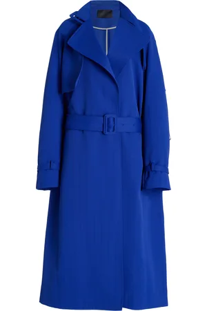 Proenza Schouler Sabina Belted Jacquard Trench Coat - - US 0 - Moda Operandi