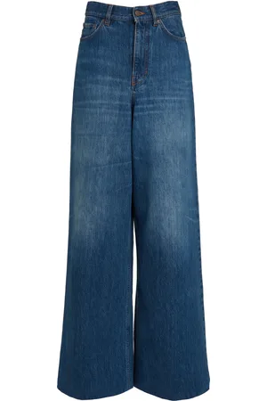 Chloé Rigid High-Rise Wide-Leg Jeans - - 26 - Moda Operandi