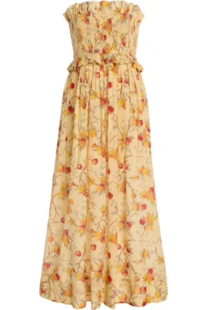 POSSE Coby Cotton-Blend Strapless Dress - - S - Moda Operandi