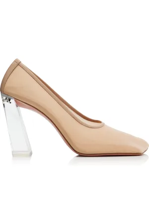 Amina Muaddi Charlotte Mesh Pumps - - IT 37 - Moda Operandi