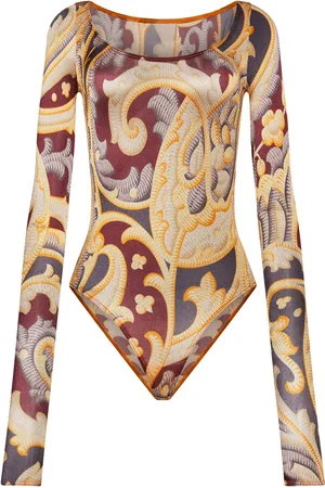 Wolford X Etro 100 Printed Bodysuit - - L - Moda Operandi
