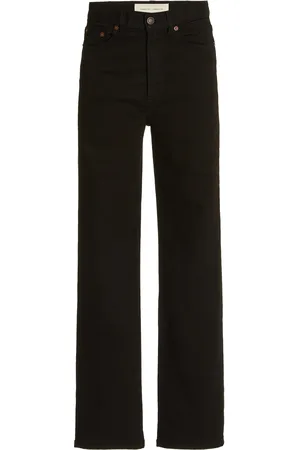 Jeanerica Eiffel Stretch High-Rise Straight-Leg Jeans - - 24 - Moda Operandi