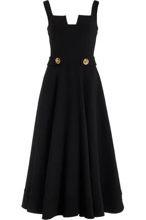 ALEXIS Fiore Wool Midi Dress - - L - Moda Operandi