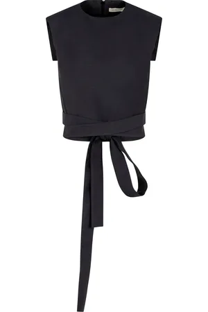 Heirlome Audrey Open-Back Wool-Silk Top - - US 2 - Moda Operandi