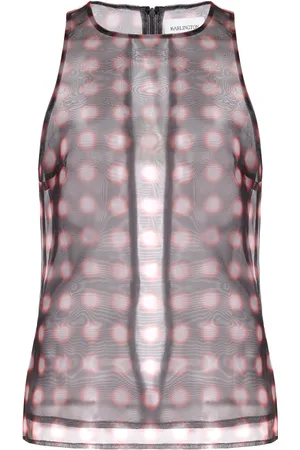 16Arlington Tari Printed Organza Top - - UK 4 - Moda Operandi