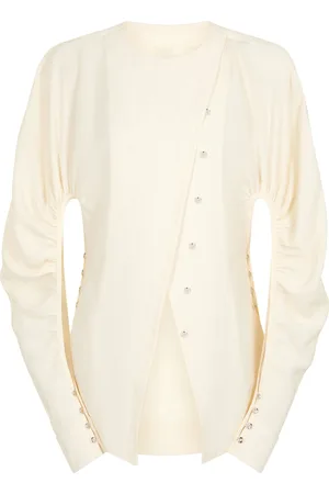Paco rabanne Wrap-Front Blouse - - FR 40 - Moda Operandi