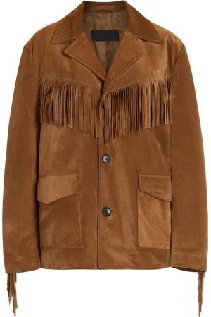 NILI LOTAN Maelle Fringed Suede Jacket - - M - Moda Operandi