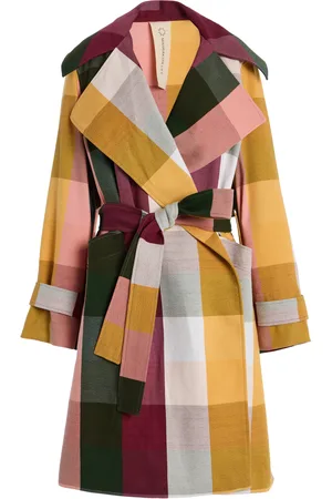 Marrakshi Life The Plaid Cotton-Blend Trench Coat - - XXS - Moda Operandi