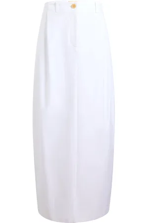 Khaite Lucian Cotton Poplin Maxi Skirt - - US 2 - Moda Operandi