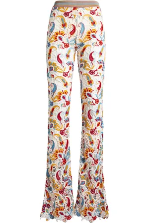 Etro Knit Lace Flared Pants - - IT 38 - Moda Operandi