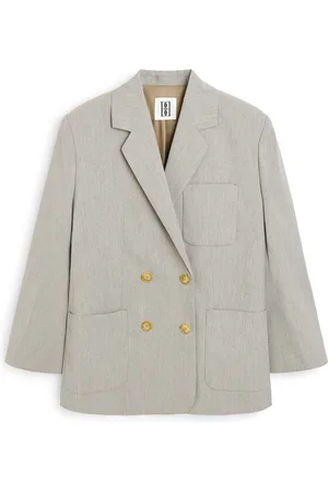 By Malene Birger Railey Crepe Suiting Blazer - - EU 42 - Moda Operandi