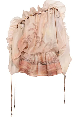 ZIMMERMANN Illuminate Ruffle Mini Dress - - 4 - Moda Operandi