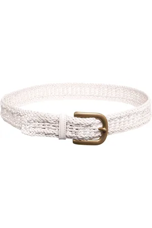 GABRIELA HEARST Sam Woven Leather Belt - - XS - Moda Operandi