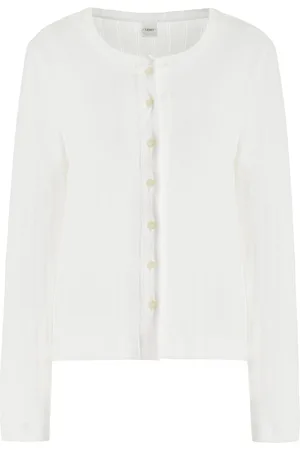 Leset Pointelle-Knit Cotton Cardigan - - XS - Moda Operandi