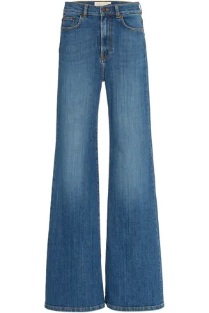 Jeanerica Fuji Stretch High-Rise Flared-Leg Jeans - - 24 - Moda Operandi