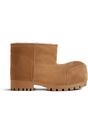 Balenciaga Alaska Suede & Faux-Fur Ankle Boots - - IT 36 - Moda Operandi