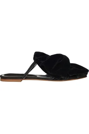 JOHANNA ORTIZ The Sumerians Velvet-Leather Flats - - IT 36 - Moda Operandi