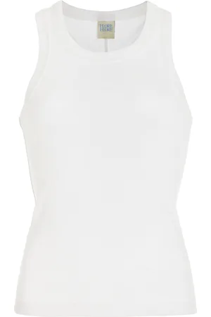 Flore Flore Hannah Organic Cotton Tank Top - - L - Moda Operandi