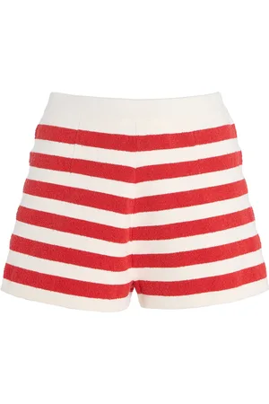 POSSE Exclusive Riviera Ari Striped Knit Shorts - - XS - Moda Operandi