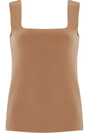 Birrot Exclusive Lay2 Sleeveless Bonded Crepe Top - - 0 - Moda Operandi