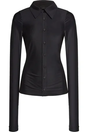 Balenciaga Stretch-Knit Shirt - - FR 36 - Moda Operandi