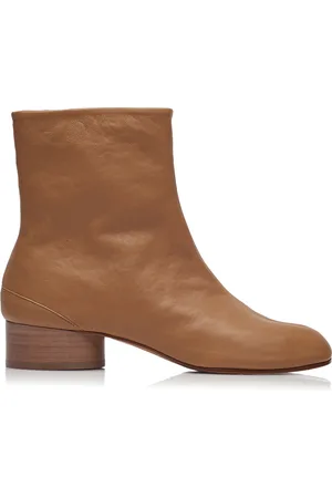 Maison Margiela Tabi Leather Ankle Boots - - IT 36 - Moda Operandi
