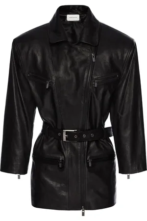 MAGDA BUTRYM Broad-Shouldered Leather Jacket - - FR 36 - Moda Operandi