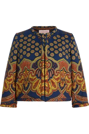 VALENTINO GARAVANI Paisley Cotton Gabardine Jacket - - IT 42 - Moda Operandi