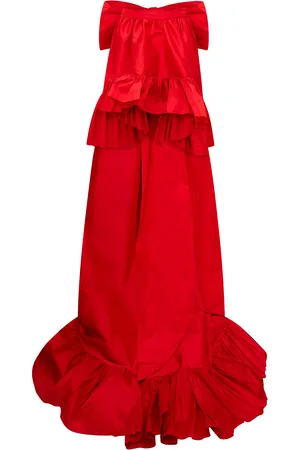 LOVESHACKFANCY Acaro Taffeta Mini Skirt - - US 0 - Moda Operandi