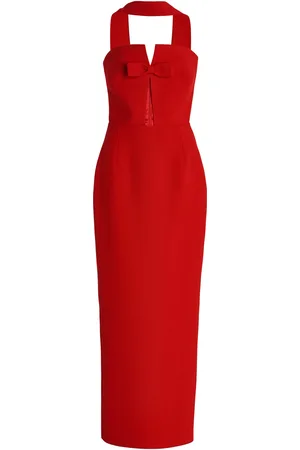 Ilkyaz Ozel Holly Crepe Maxi Halter Dress - - FR 36 - Moda Operandi