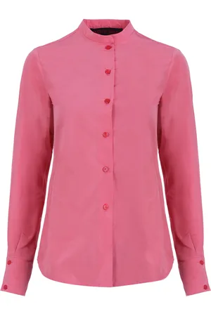MARTIN GRANT Stand-Collared Cotton-Blend Button-Down Shirt - - FR 34 - Moda Operandi